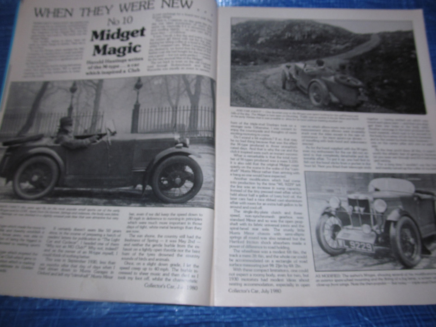 1980 JULY COLLECTORS CAR MAGAZINE / ROLLS ROYCE CITROEN MG AUSTIN 7 RACER  #bk14