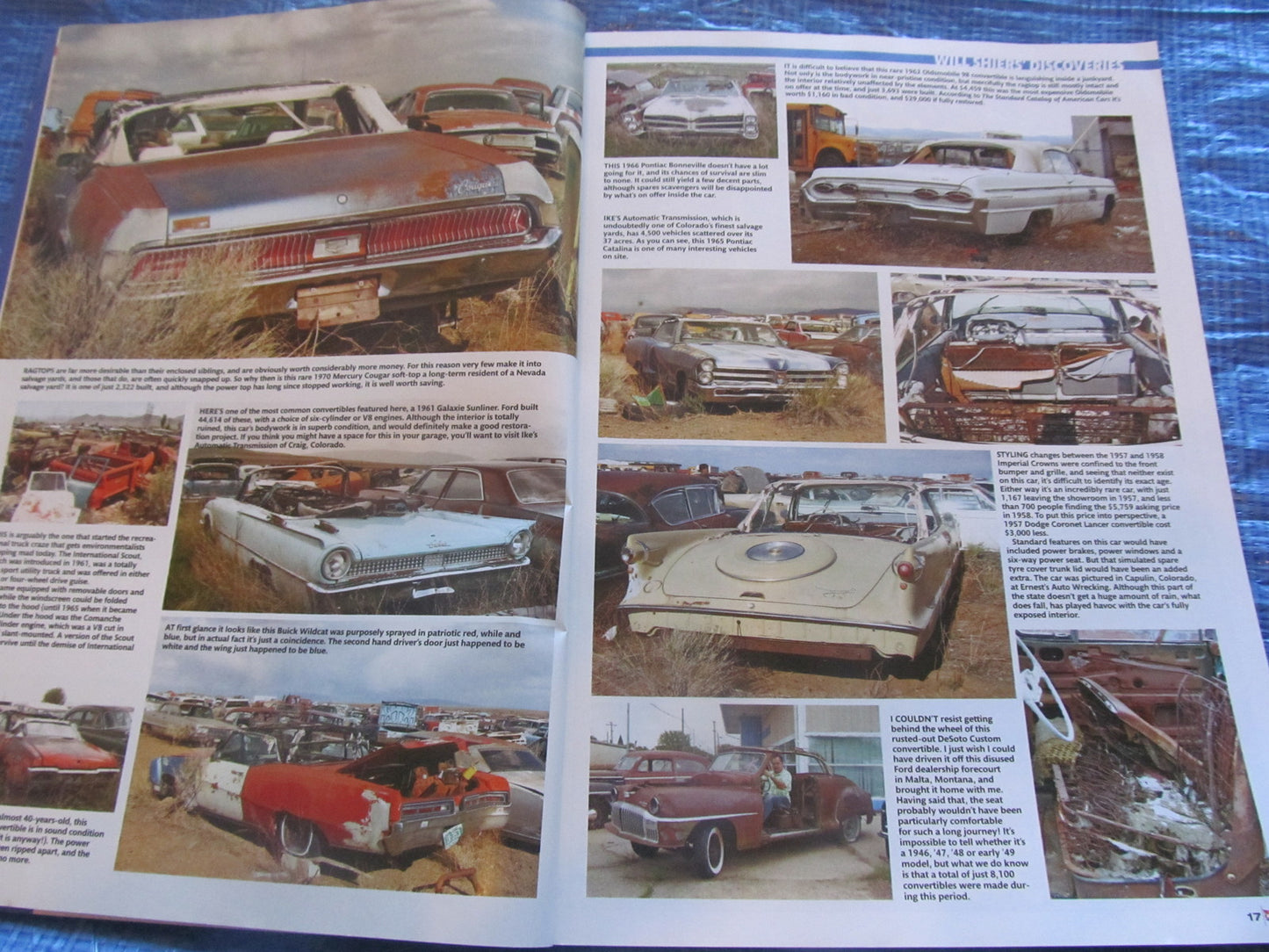 CLASSIC AMERICAN MAGAZINE OCT 2007 CAMARO MOPAR BUICK T-BIRD JAY LENO  #bk12