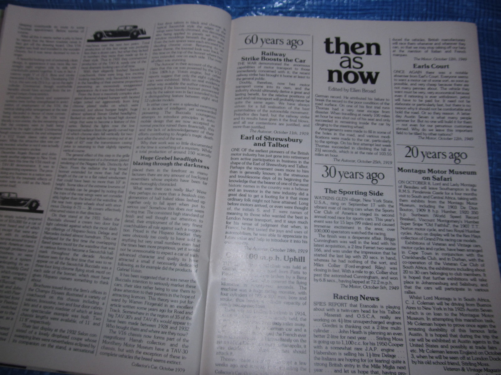 1979 OCTOBER COLLECTORS CAR MAGAZINE/JAGUAR BENTLEY #BK110