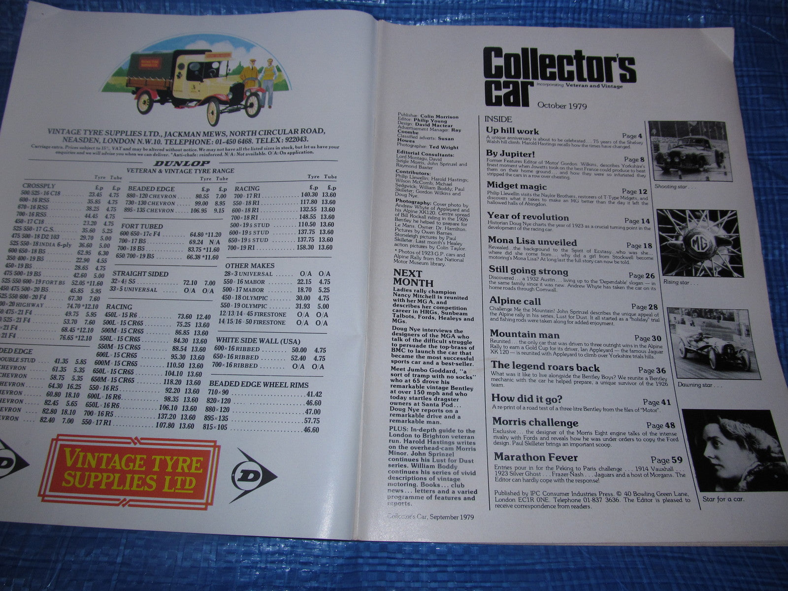 1979 OCTOBER COLLECTORS CAR MAGAZINE/JAGUAR BENTLEY #BK11