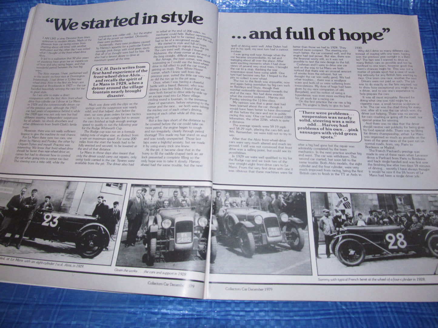 1979 DECEMBER COLLECTORS CAR MAGAZINE / E TYPE MG ALVIS #bk13