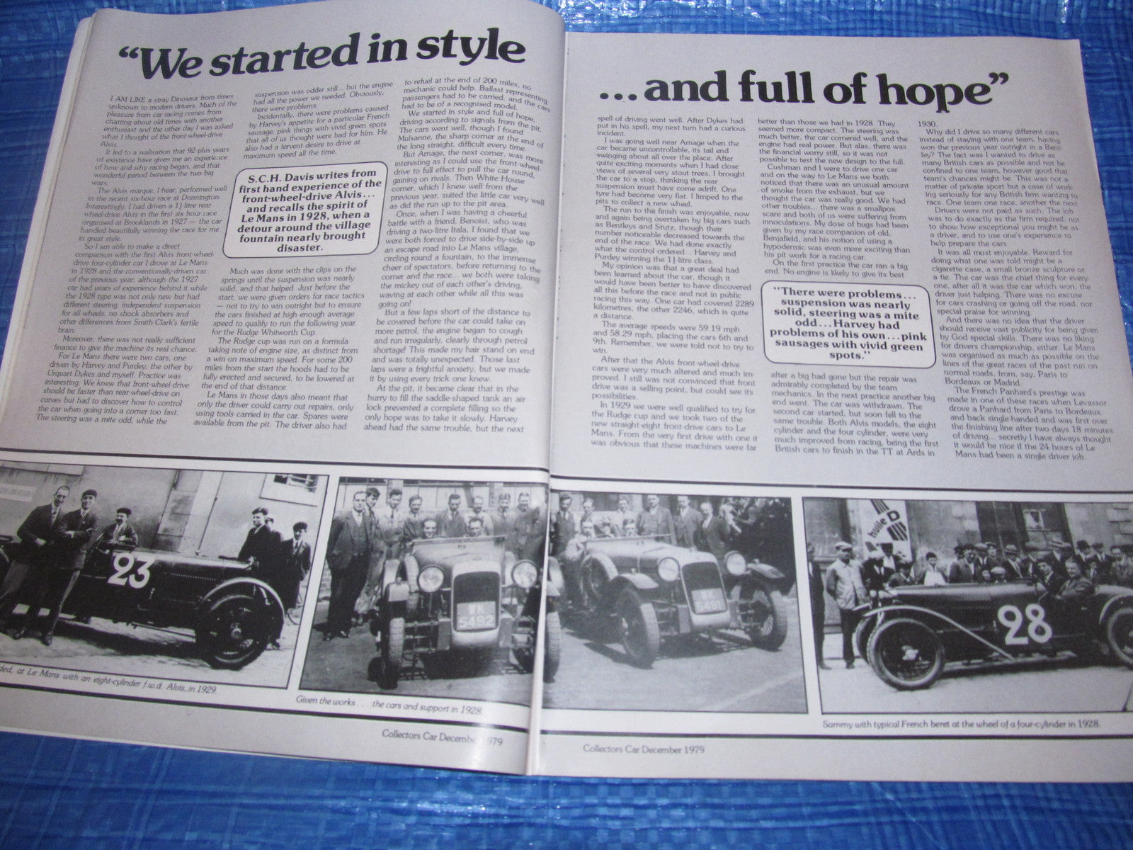 1979 DECEMBER COLLECTORS CAR MAGAZINE / E TYPE MG ALVIS #bk13