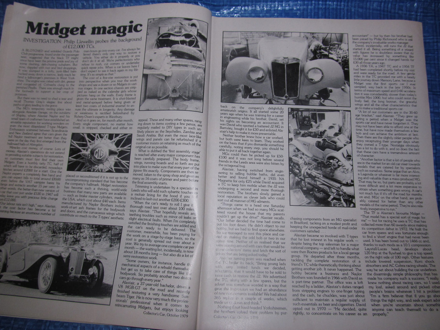 1979 OCTOBER COLLECTORS CAR MAGAZINE/JAGUAR BENTLEY #BK13