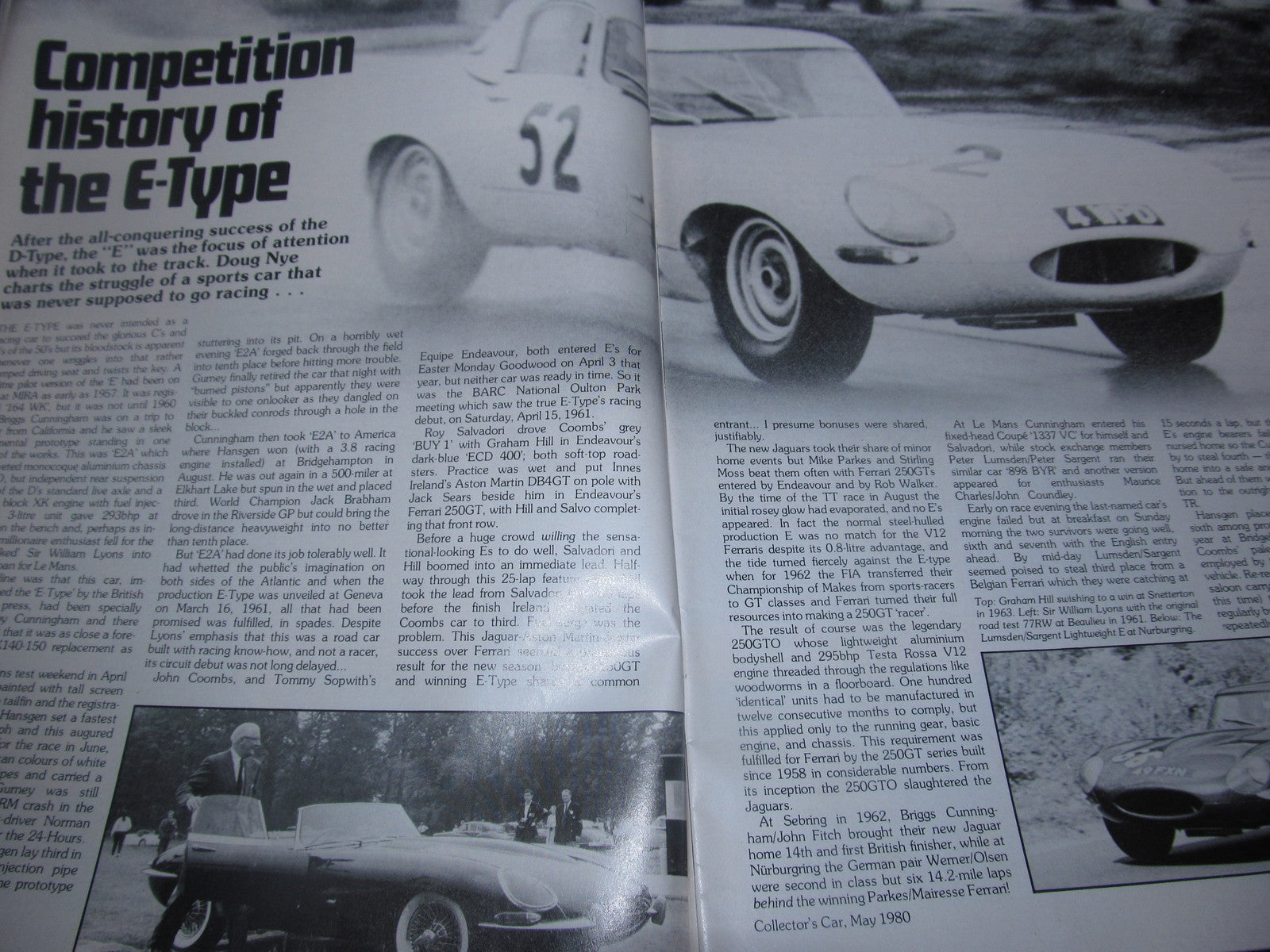 1980 MAY COLLECTORS CAR MAGAZINE / E-TYPE XK150 BRANDS HATCH CITROEN MG  #bk12