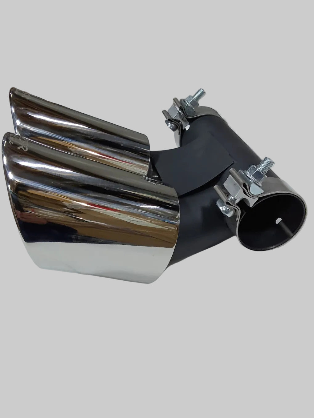 PSR9Line Porsche Boxster Cayman polished twin exhaust tips photo 1146