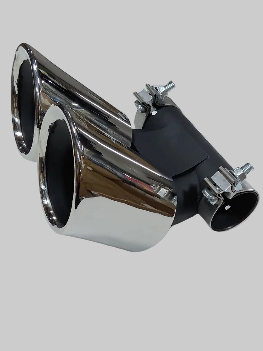 PSR9Line Porsche Boxster Cayman polished twin exhaust tips photo 1147