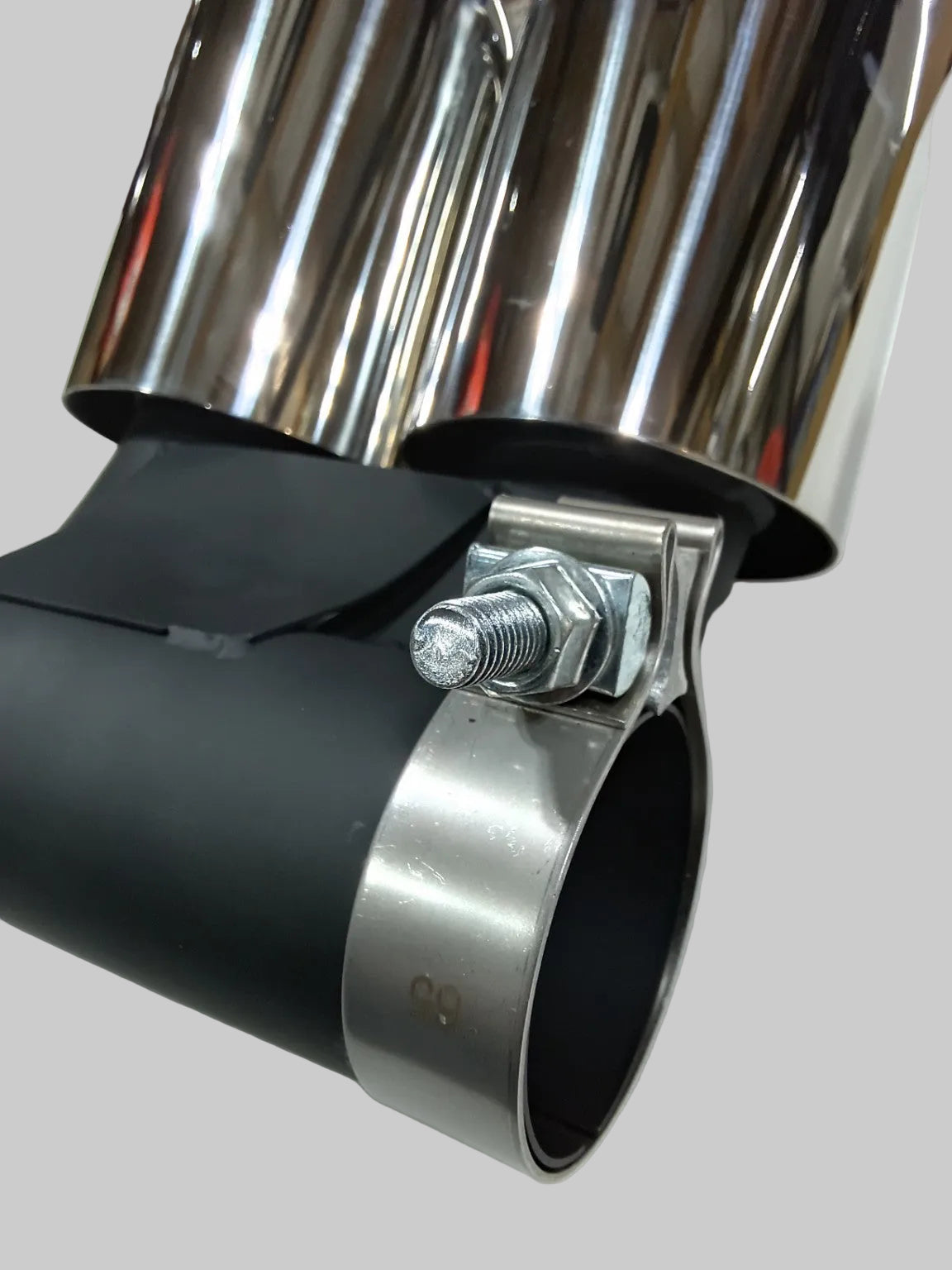 PSR9Line Porsche Boxster Cayman polished twin exhaust tips photo 1149