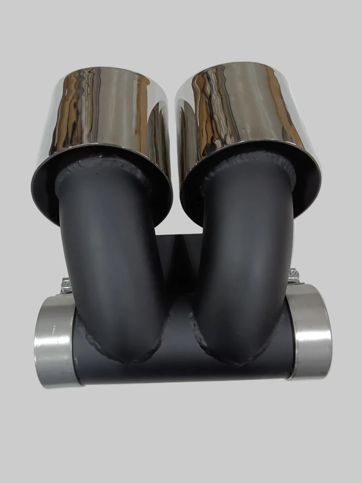 PSR9Line Porsche Boxster Cayman polished stainless twin exhaust tips original photo 1152