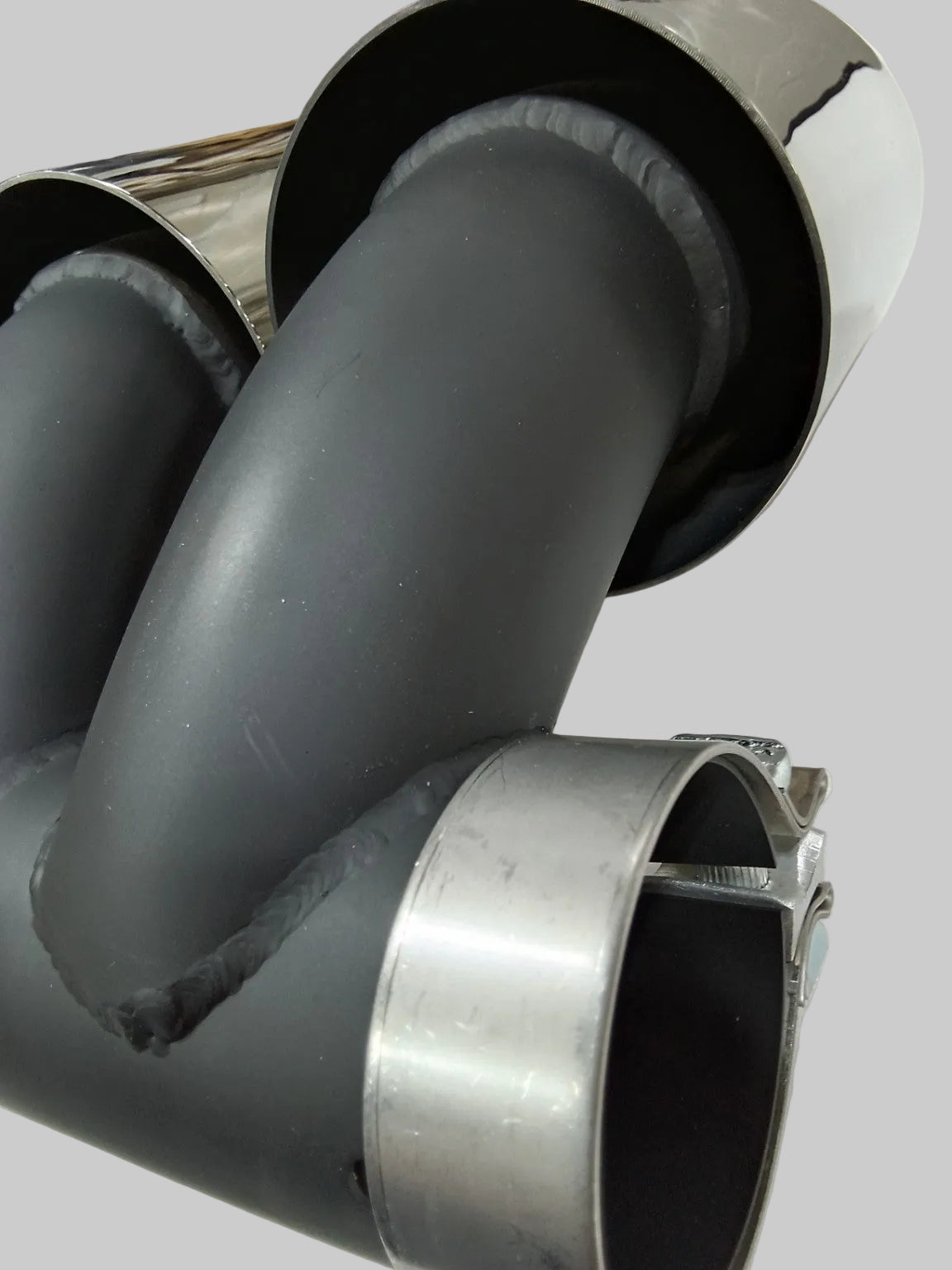 PSR9Line Porsche Boxster Cayman polished stainless twin exhaust tips original photo 1153