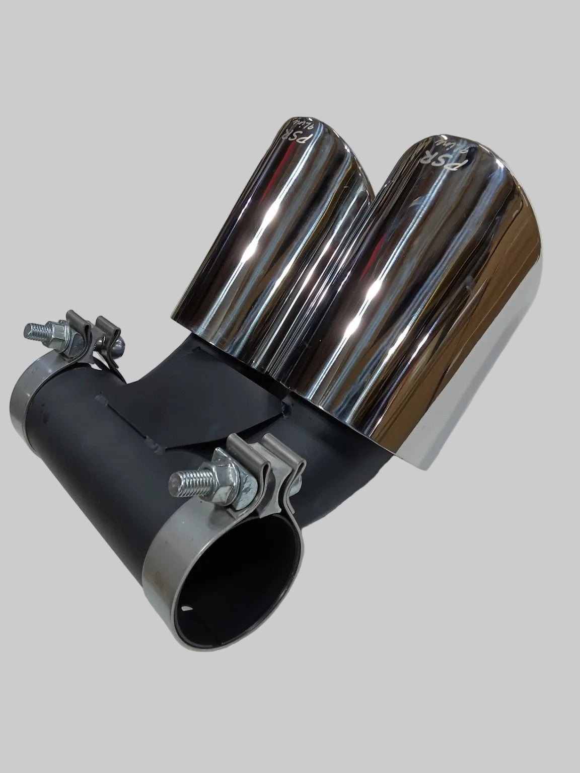 PSR9Line Porsche Boxster Cayman polished stainless twin exhaust tips original photo 1158