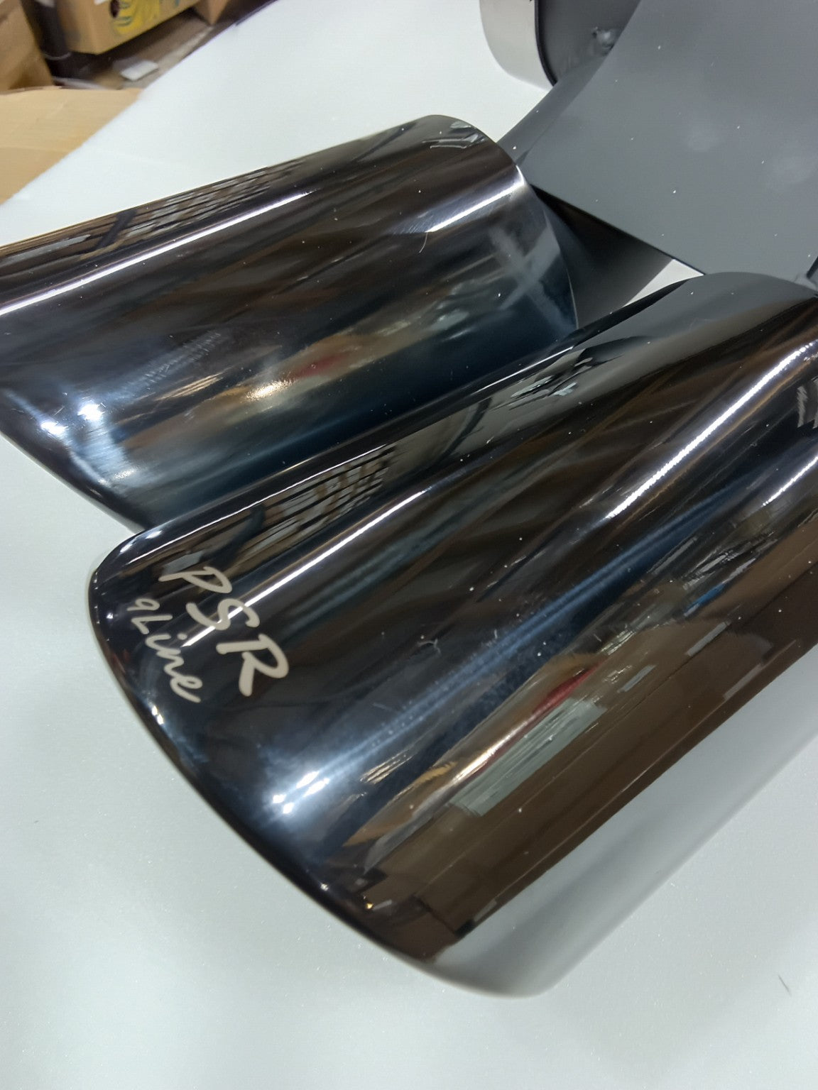 PSR9Line Porsche Boxster Cayman twin exhaust tip original image 1167
