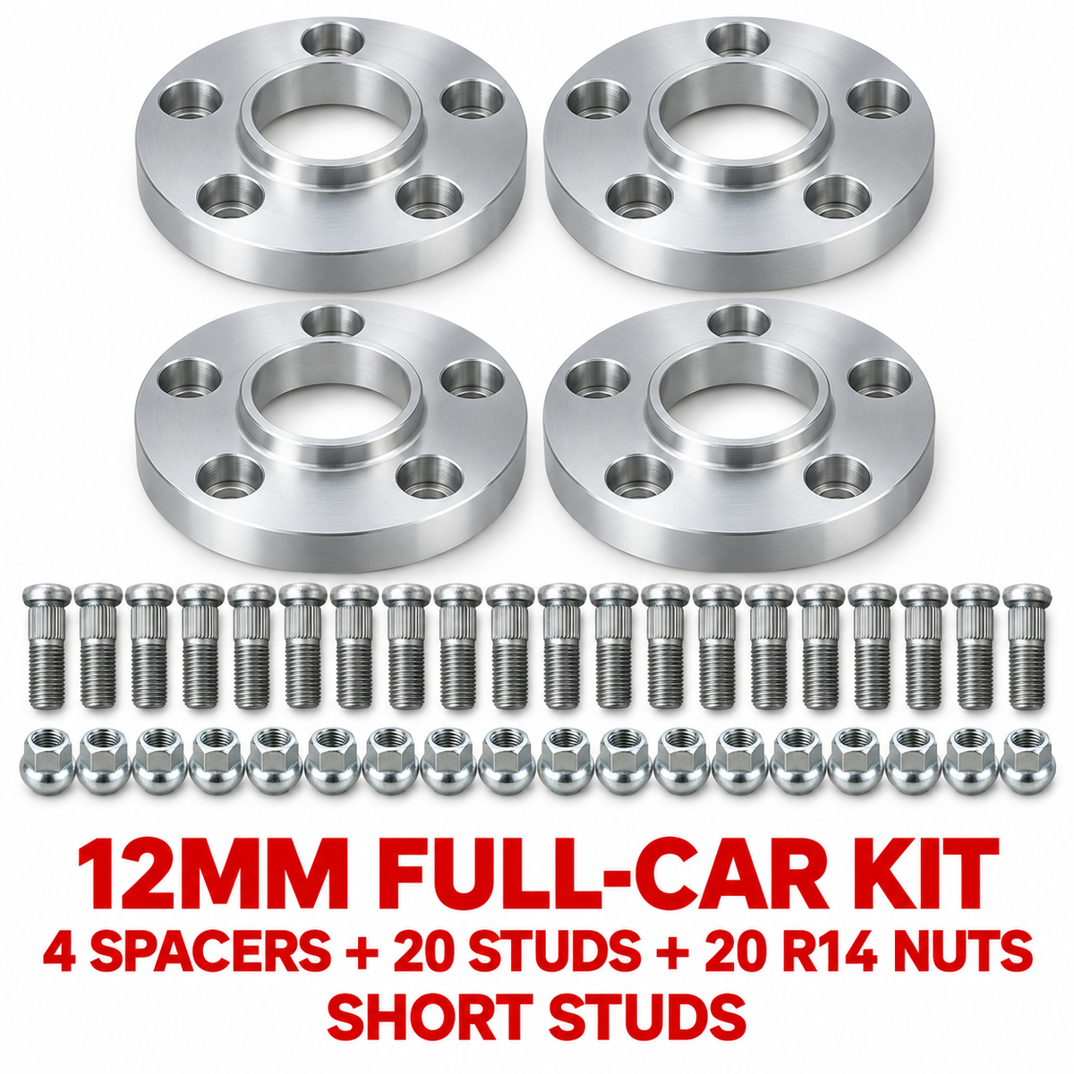 PSR9Line 12mm Silver Full-Car Kit
