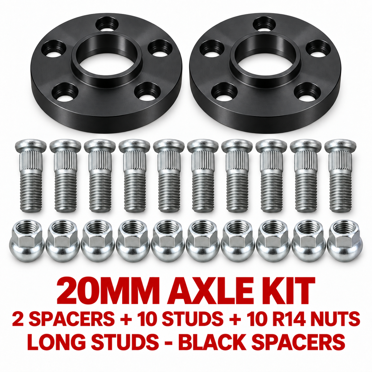 PSR9Line 20mm Black Axle Kit
