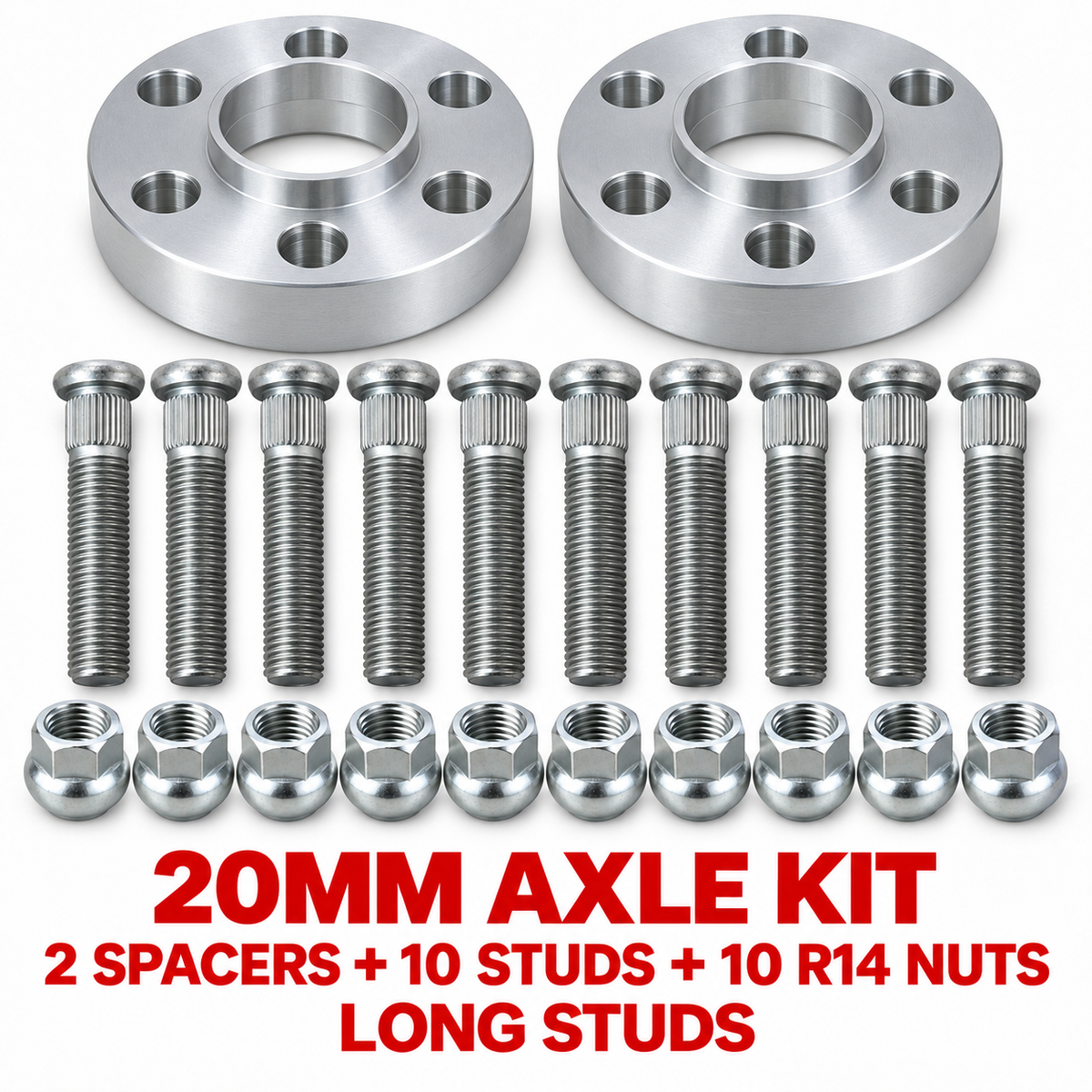 PSR9Line 20mm Silver Axle Kit