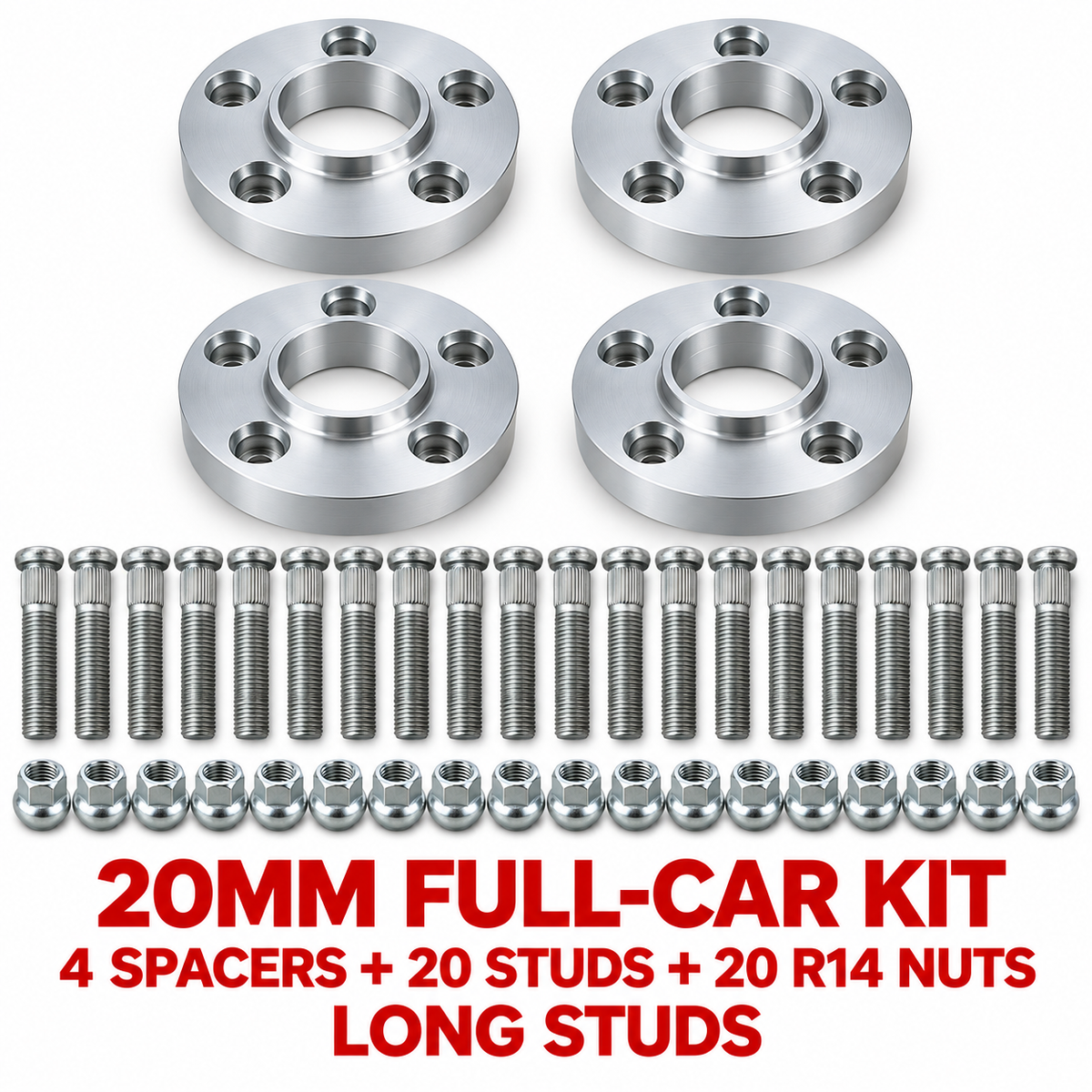 PSR9Line 20mm Silver Full-Car Kit