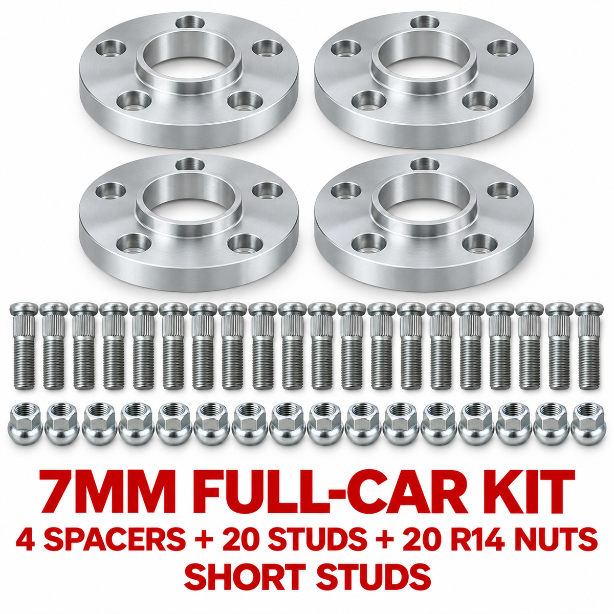 PSR9Line 7mm Silver Full-Car Kit