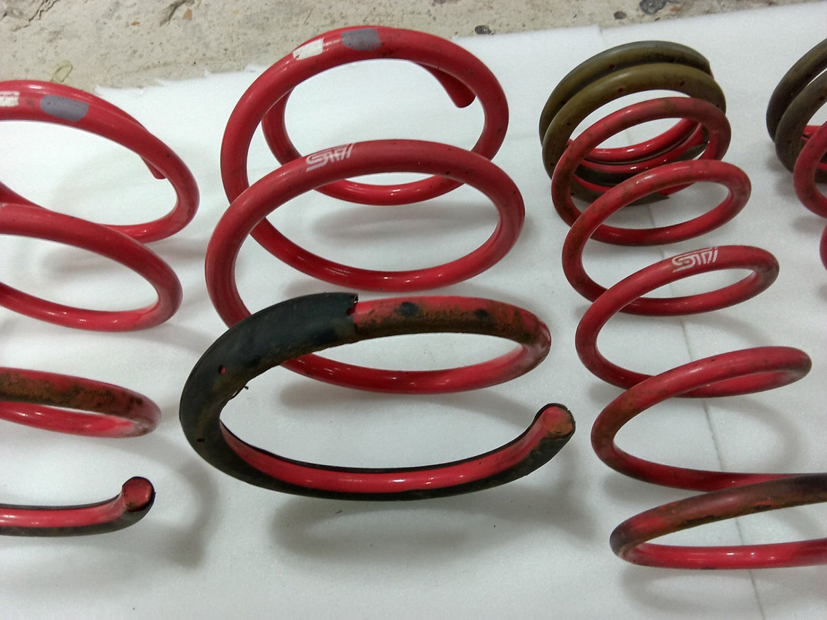 Subaru STI GH lowering spring set, additional original condition photo 1 of 6