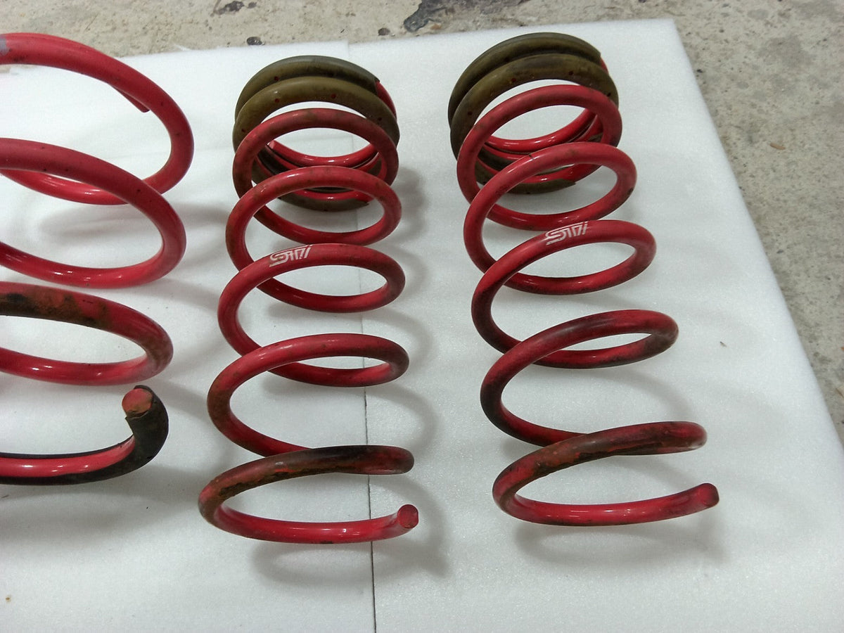 Subaru STI GH lowering spring set, additional original condition photo 2 of 6