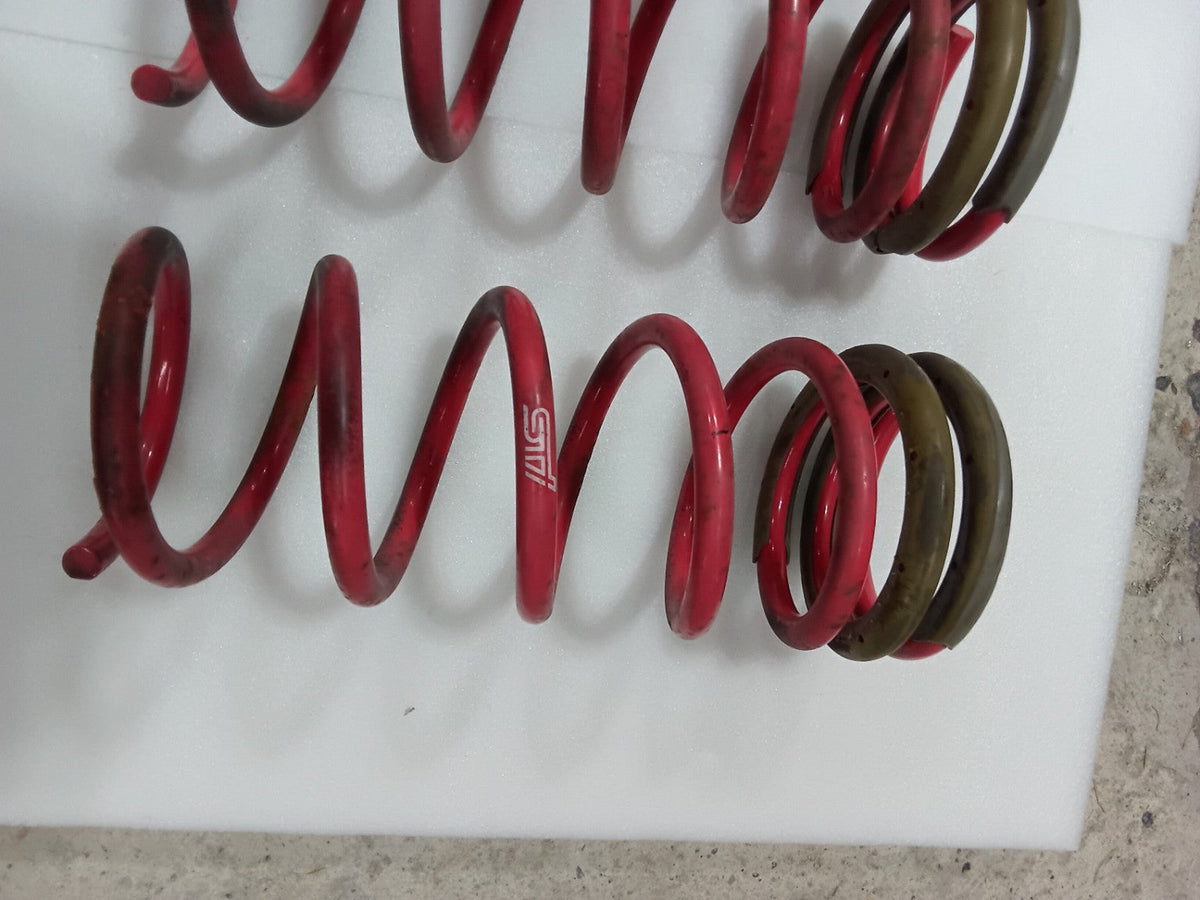 Genuine used STI Subaru Impreza GH lowering springs, condition photo 5 of 7