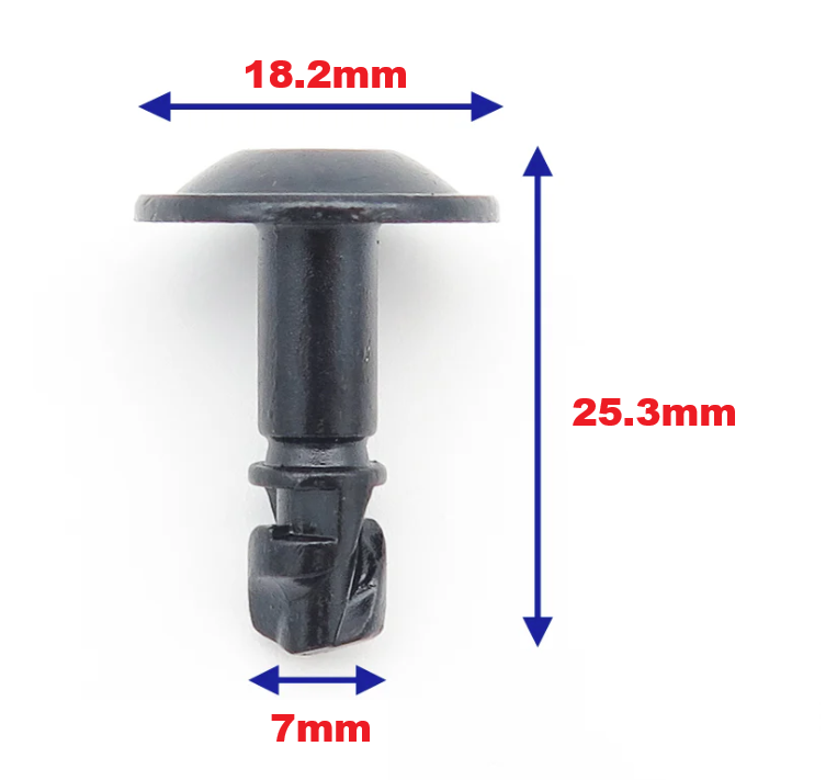 Undertray Twist Lock Bolt & Receiver Set BMW E39 E38 - 51718218852