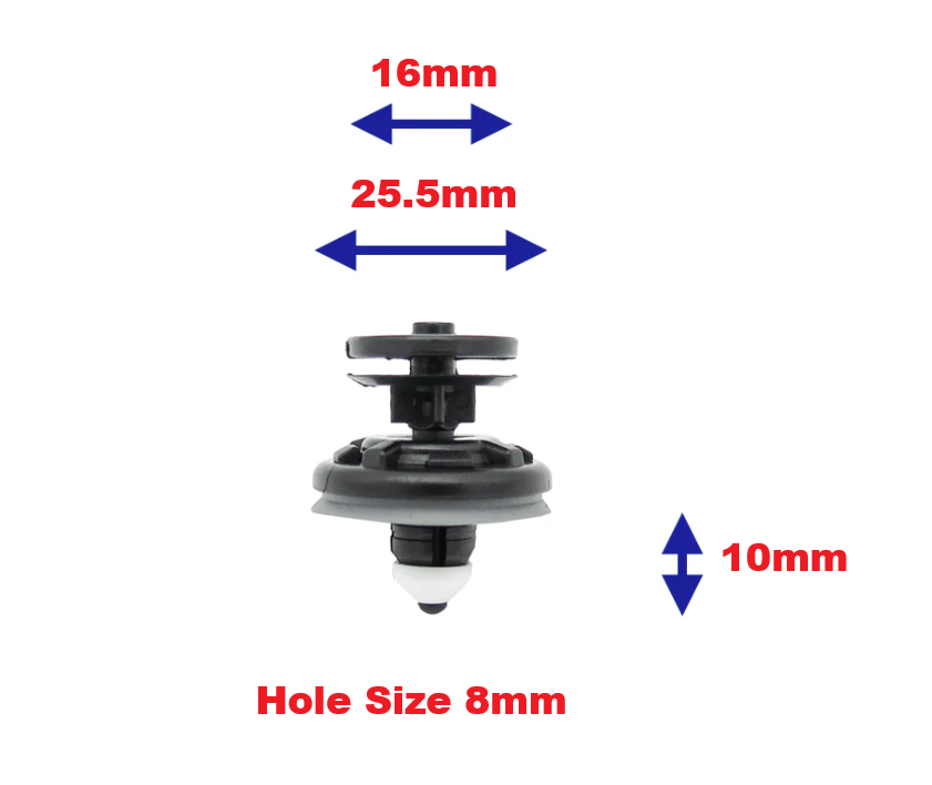 VW Door Card Panel Interior Trim Clips VAG - 6Q0868243