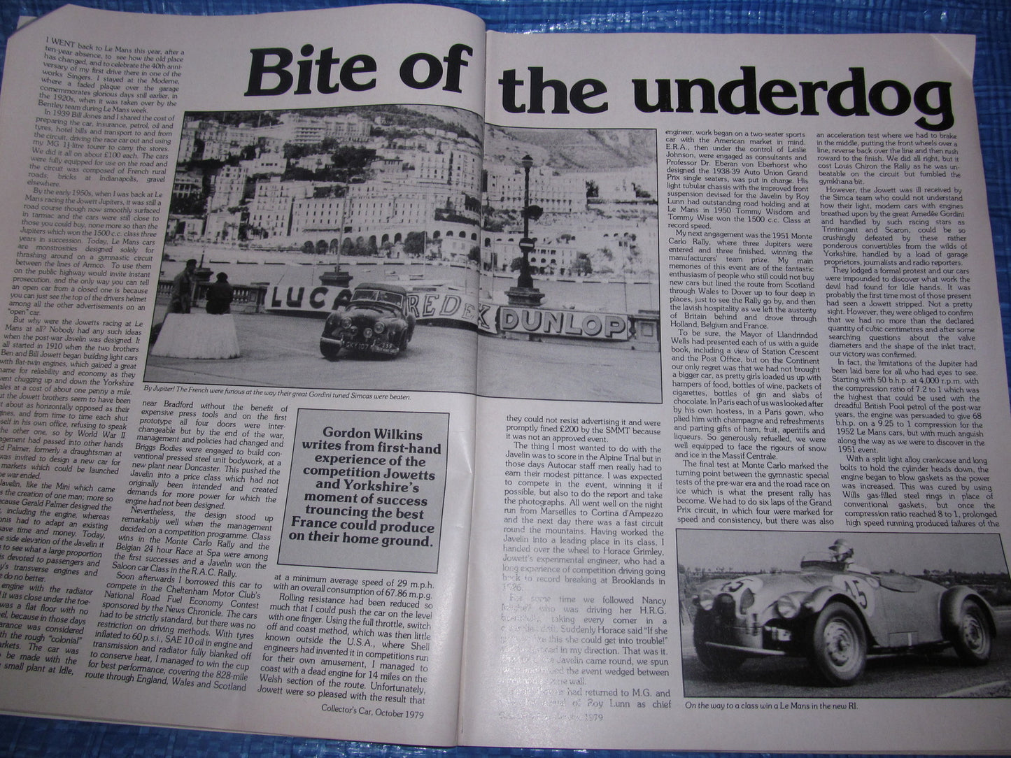 1979 OCTOBER COLLECTORS CAR MAGAZINE/JAGUAR BENTLEY #BK12