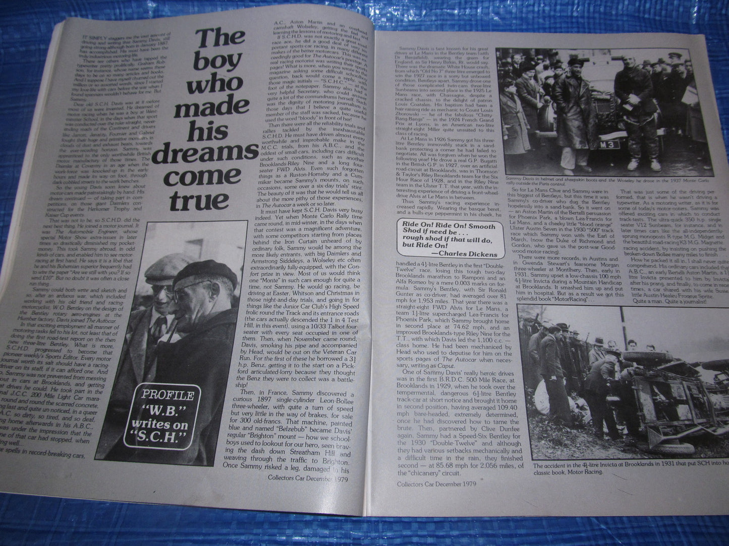 1979 DECEMBER COLLECTORS CAR MAGAZINE / E TYPE MG ALVIS #bk14