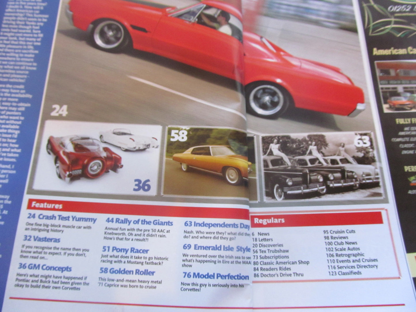 CLASSIC AMERICAN MAGAZINE NOV 2008 CAPRICE MUSTANG OLDSMOBILE CONCEPT CARS  #bk11