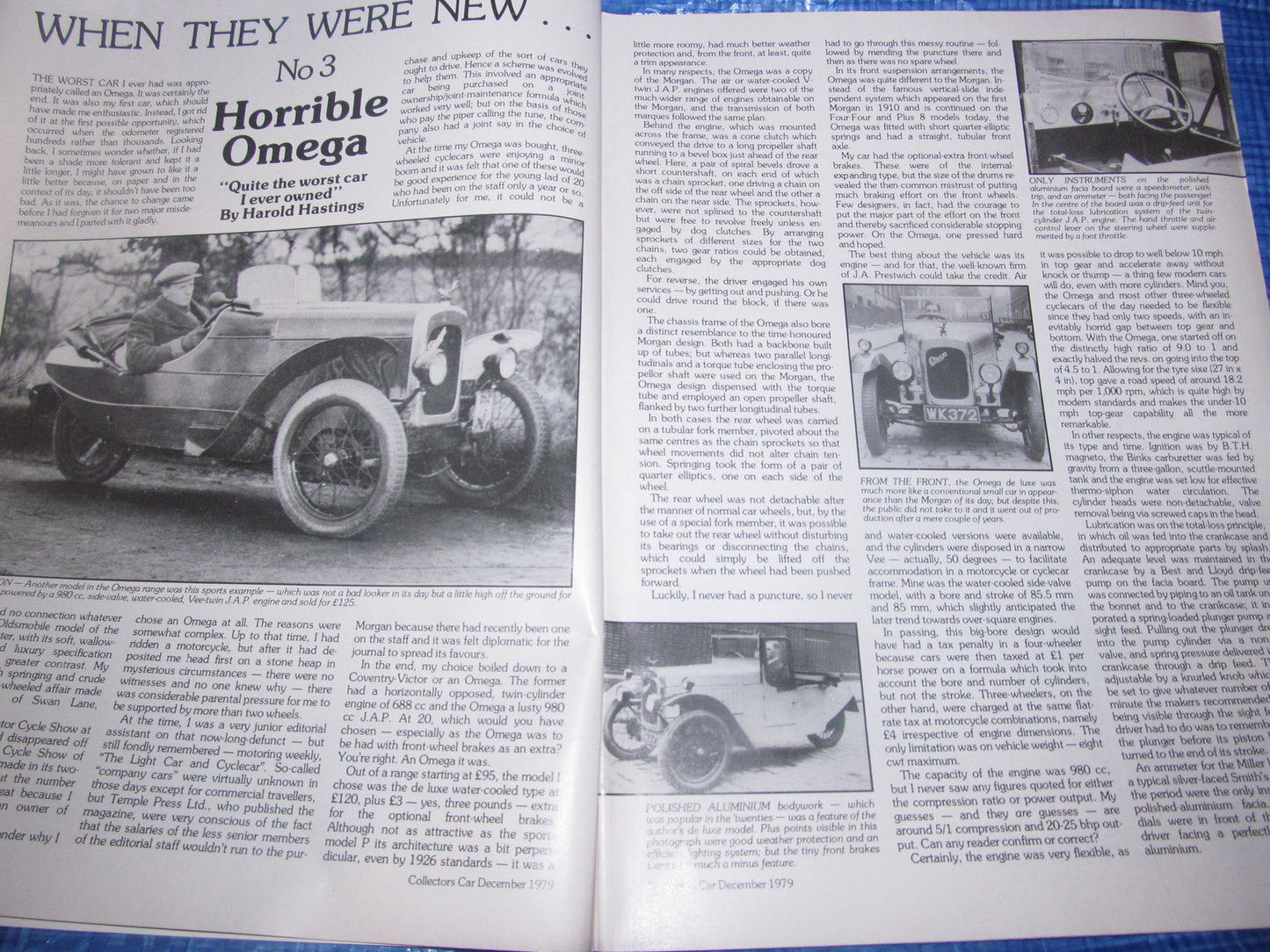 1979 DECEMBER COLLECTORS CAR MAGAZINE / E TYPE MG ALVIS #bk12