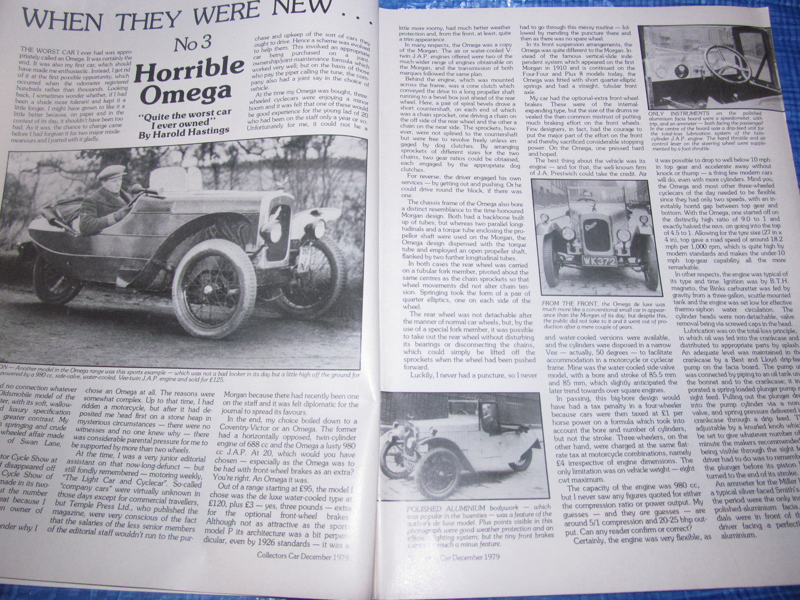 1979 DECEMBER COLLECTORS CAR MAGAZINE / E TYPE MG ALVIS #bk12