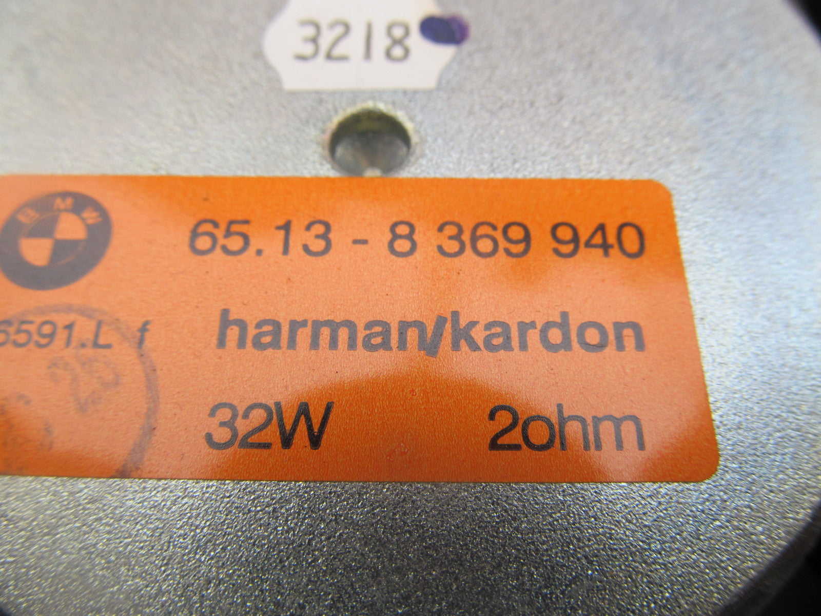 HARMON KARDON REAR SUB WOOFER SPEAKER 'S X PAIR 65 13 8 369 939 - 940 from BMW5