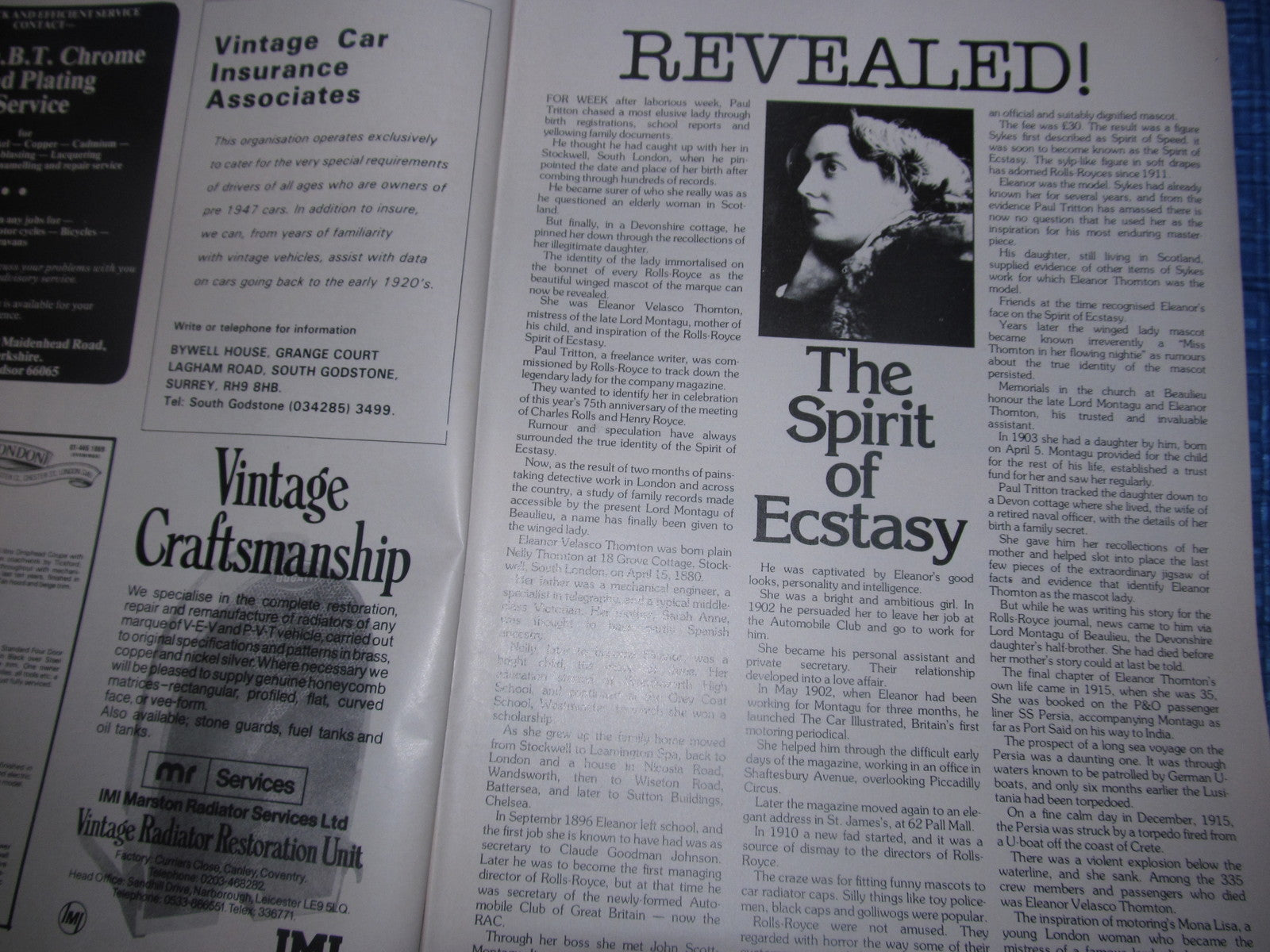 1979 OCTOBER COLLECTORS CAR MAGAZINE/JAGUAR BENTLEY #BK15