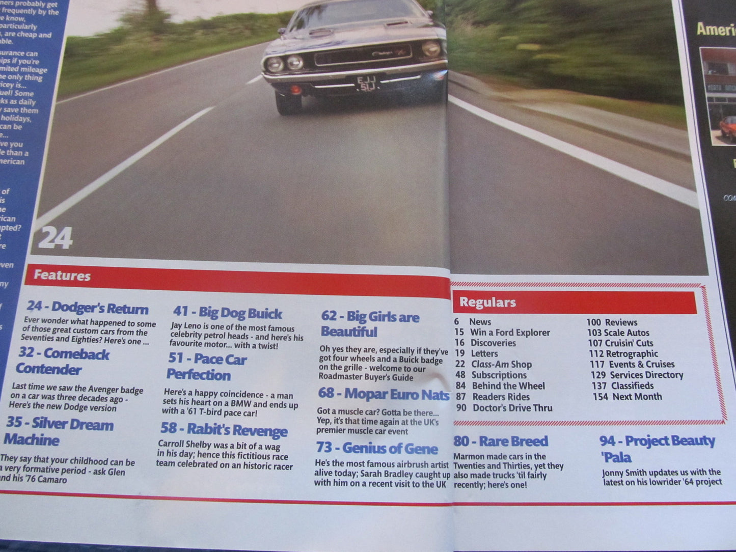 CLASSIC AMERICAN MAGAZINE OCT 2007 CAMARO MOPAR BUICK T-BIRD JAY LENO  #bk11