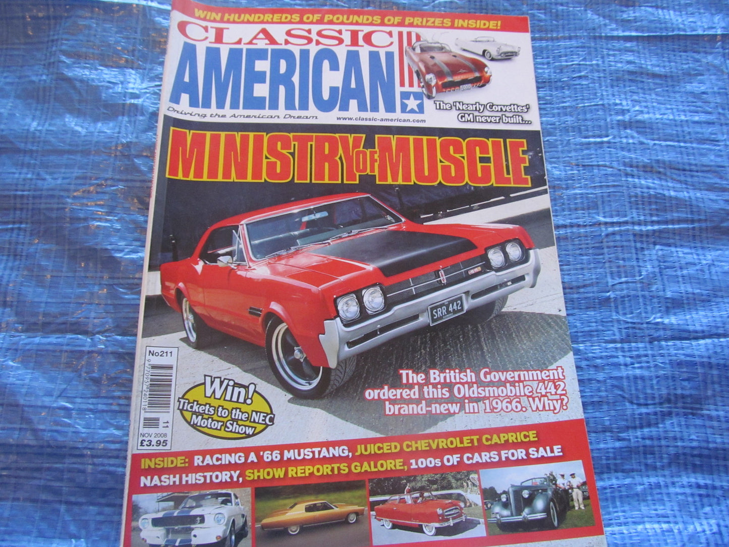 CLASSIC AMERICAN MAGAZINE NOV 2008 CAPRICE MUSTANG OLDSMOBILE CONCEPT CARS  #bk10
