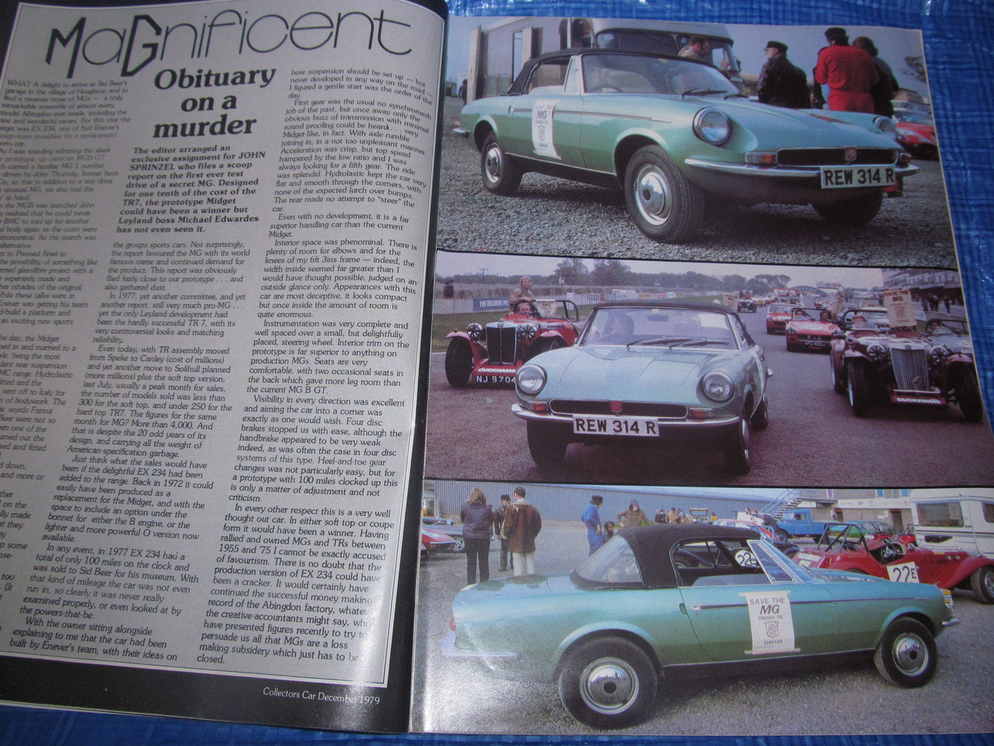 1979 DECEMBER COLLECTORS CAR MAGAZINE / E TYPE MG ALVIS #bk18