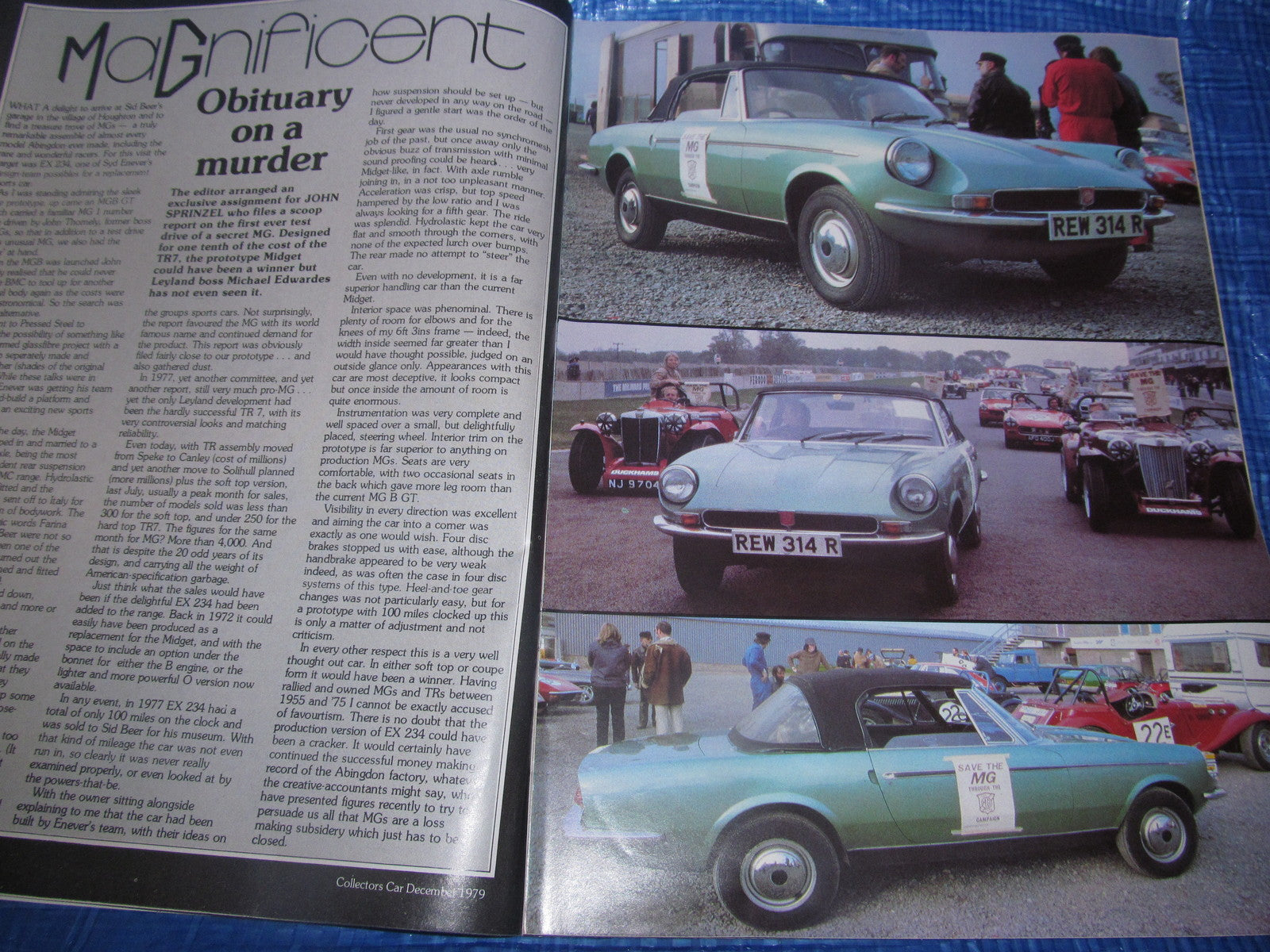 1979 DECEMBER COLLECTORS CAR MAGAZINE / E TYPE MG ALVIS #bk18