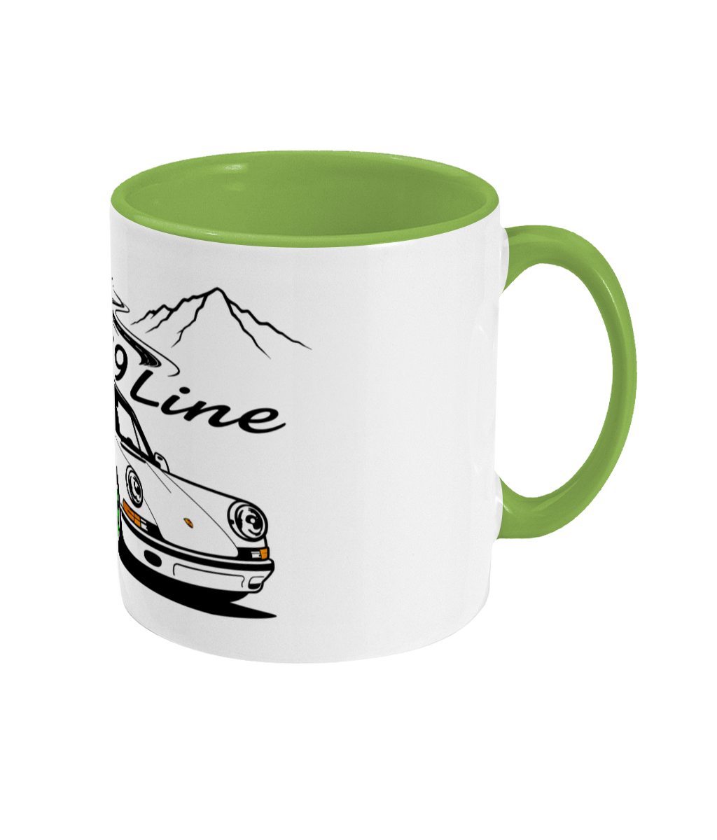 PSR9Line Classic Porsche RS Coffee Mug Viper Green Theme