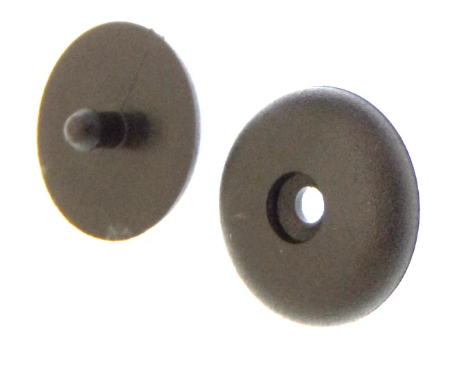 Universal Seat Belt Buckle Stopper Button - Black 5 Sets