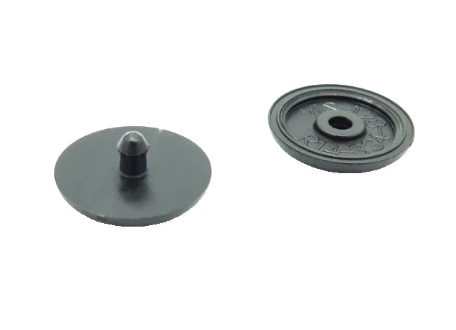 Universal Seat Belt Buckle Stopper Button - Black 5 Sets