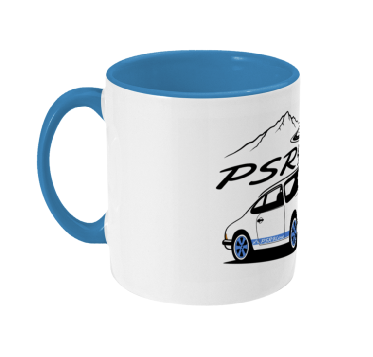 PSR9Line Classic Porsche RS Coffee Mug Zenith Blue Theme