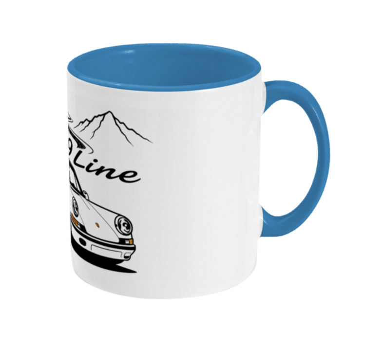 PSR9Line Classic Porsche RS Coffee Mug Zenith Blue Theme