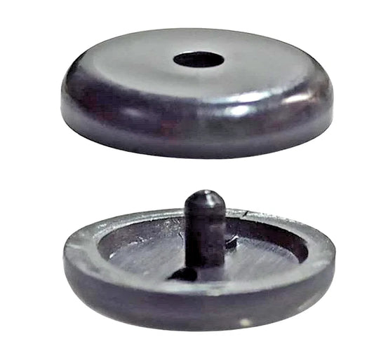 Universal Seat Belt Buckle Stopper Button Clip - Black
