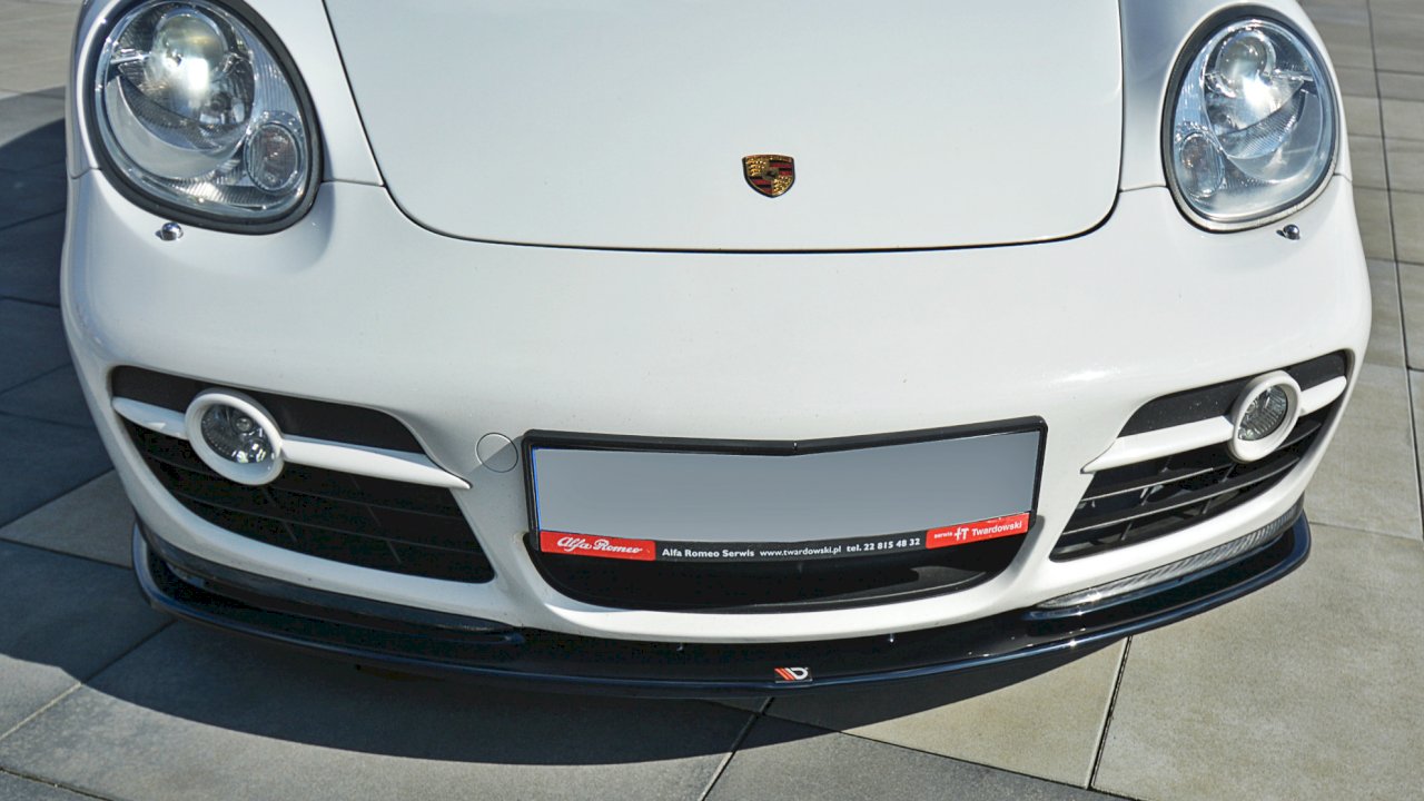 Maxton Design Front Splitter V.2 — Porsche Cayman S 987C (2006–2009)