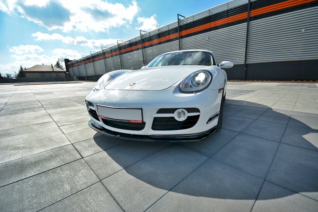 Maxton Design Front Splitter V.2 — Porsche Cayman S 987C (2006–2009)