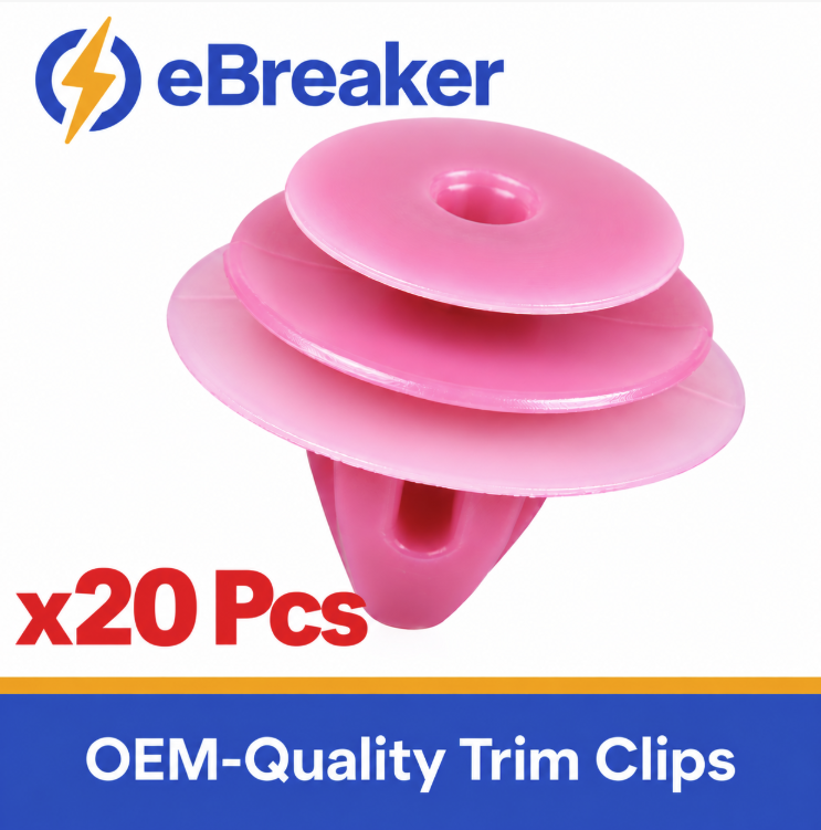 Pack of 20 Subaru pink interior trim clips FCP-1120