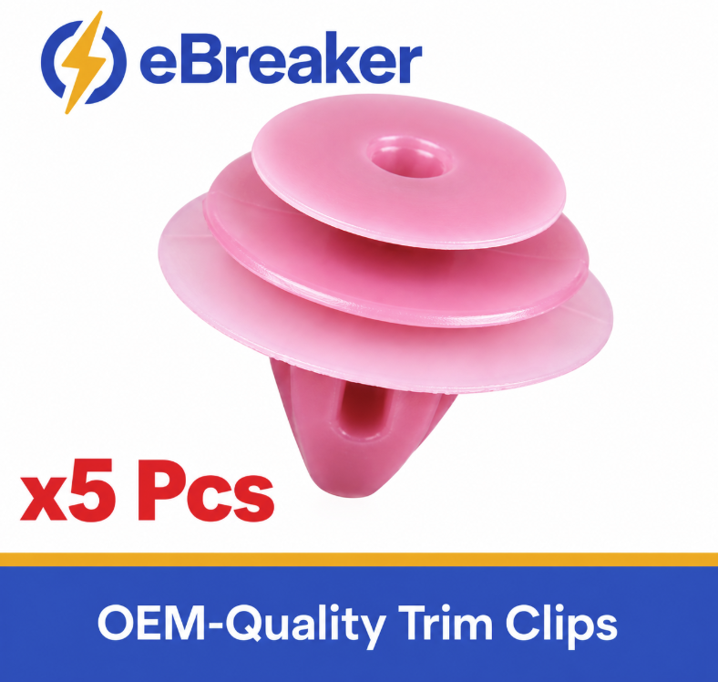 Pack of 5 Subaru pink interior trim clips FCP-1120