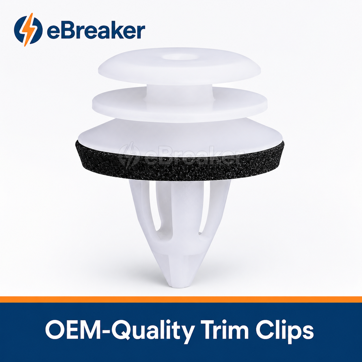 White Interior Trim Clips BMW MINI - 51437001491