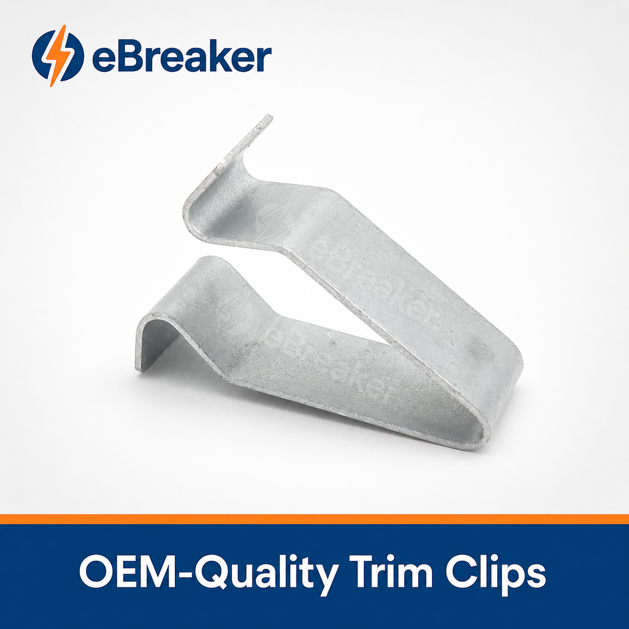 Metal Spring Trim Clip 22mm VW Audi Skoda Seat - 1J6867276