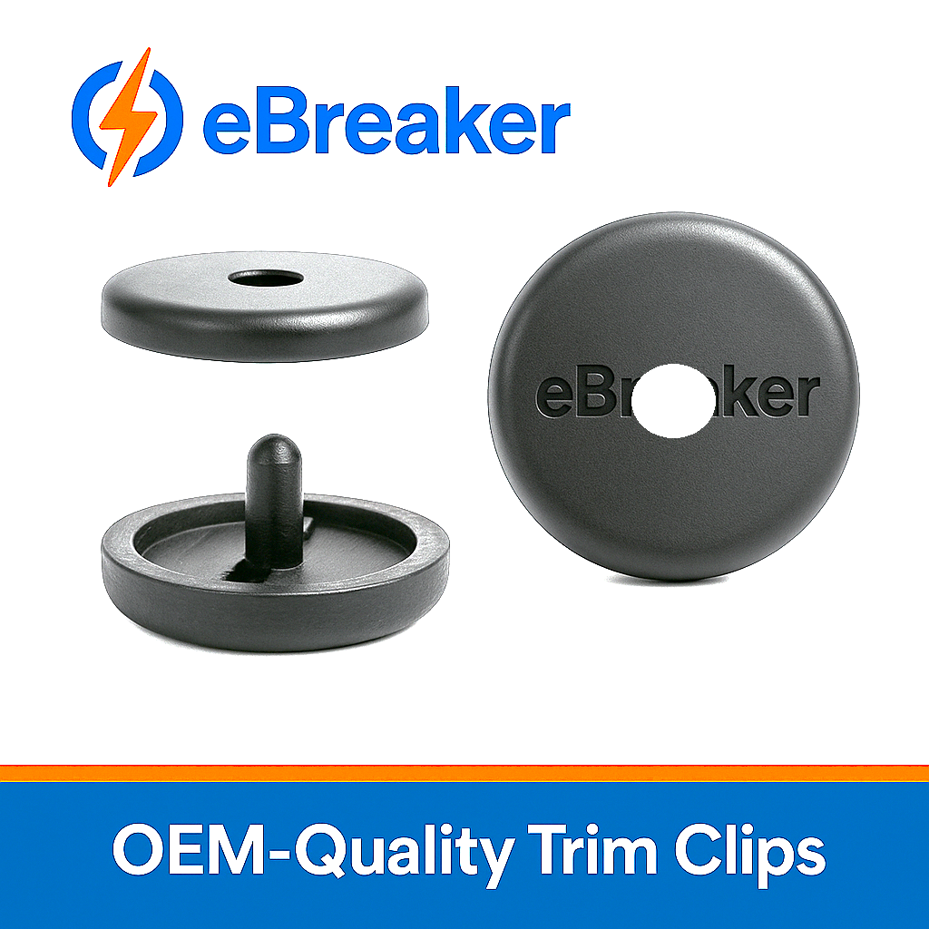 Universal Seat Belt Buckle Stopper Button Clip - Black