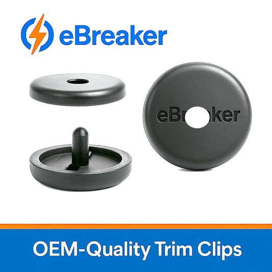 Universal Seat Belt Buckle Stopper Button Clip - Black